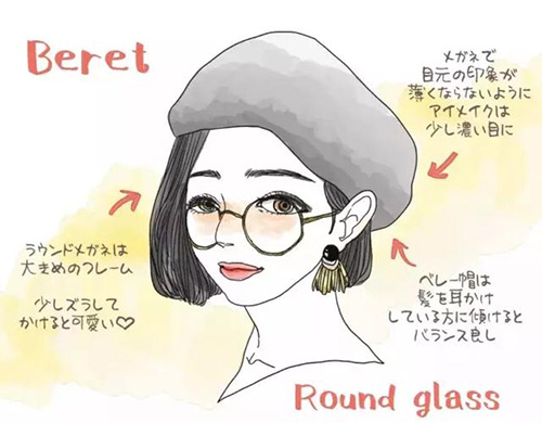 接地氣的小仙女一定要看看！冬天佩戴上帽子和眼鏡