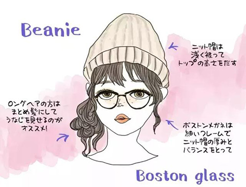 接地氣的小仙女一定要看看！冬天佩戴上帽子和眼鏡