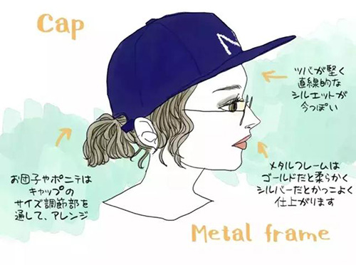 接地氣的小仙女一定要看看！冬天佩戴上帽子和眼鏡